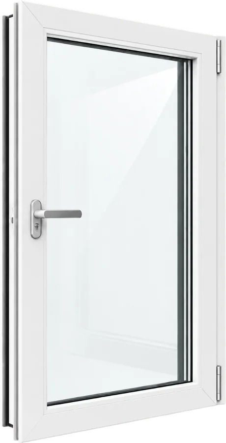 Ventana de PVC en el acabado elegido